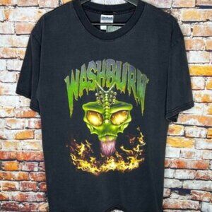 Vintage Washburn Rock Band T Shirt 90s